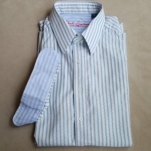 Robert Graham Large Striped Button Down Shirt